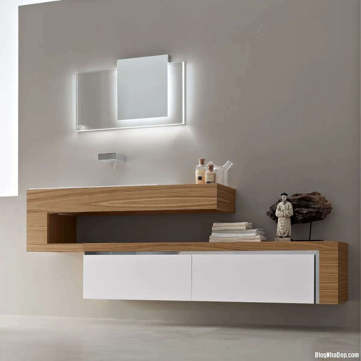 20141010150820293 Hai bộ sưu tập nội thất phòng tắm gỗ của hãng Toscoquattro đến từ Ý
