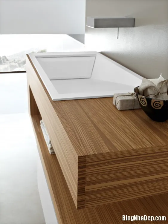 20141010150823614 Hai bộ sưu tập nội thất phòng tắm gỗ của hãng Toscoquattro đến từ Ý