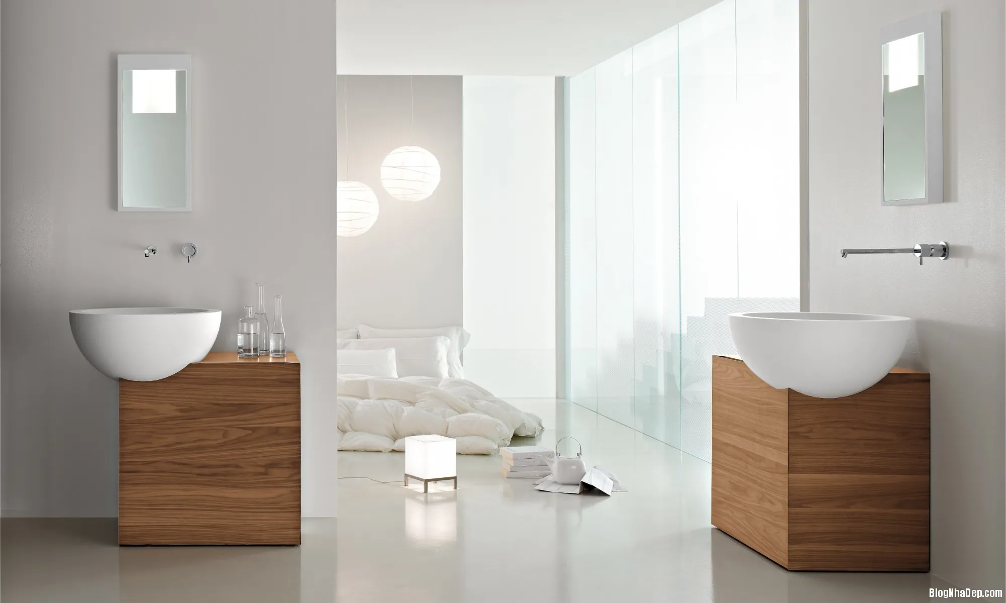 20141010150807390 Hai bộ sưu tập nội thất phòng tắm gỗ của hãng Toscoquattro đến từ Ý